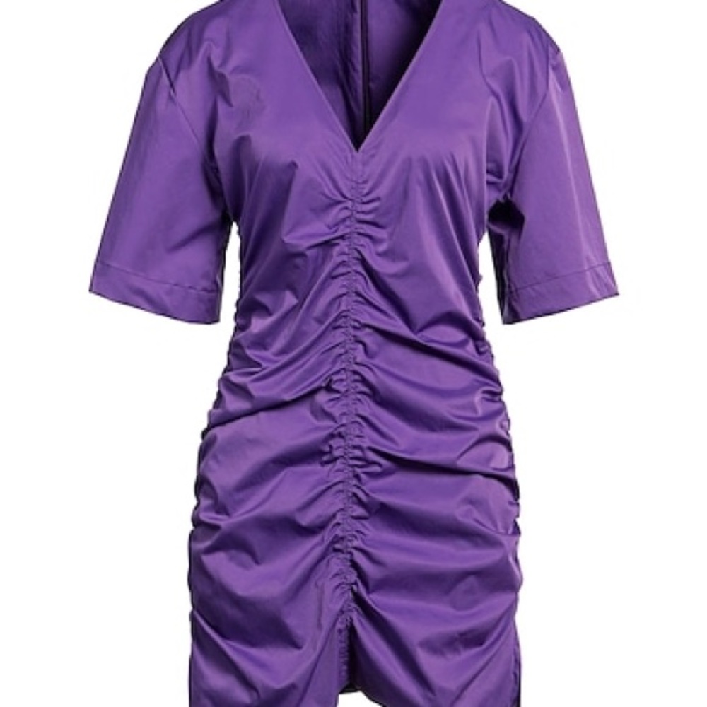 SANDRO PARIS Ruched Mini Dress - Picture 3 of 4